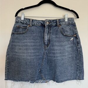 Wild Fable Distressed Denim Pencil Skirt